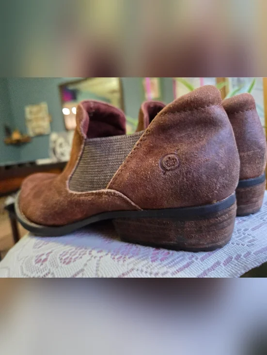 👞 Børn Suede Chelsea Ankle Booties 👢 - Picture 8 of 16